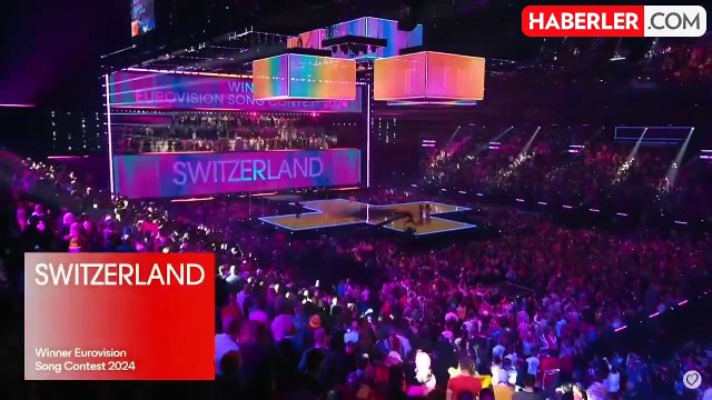 Eurovision Şarkı Yarışması Finali'nde İsviçre birinci oldu.