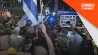 Polis Israel lerai penunjuk perasaan anti-kerajaan
