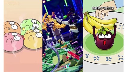 LITTLE MUNCHY PUFF VS LEGO MASTERS VS CARTOON SEEDS MADE BY CANVA VIDEO