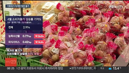 기후플레이션의 습격…먹거리 물가 '출렁'