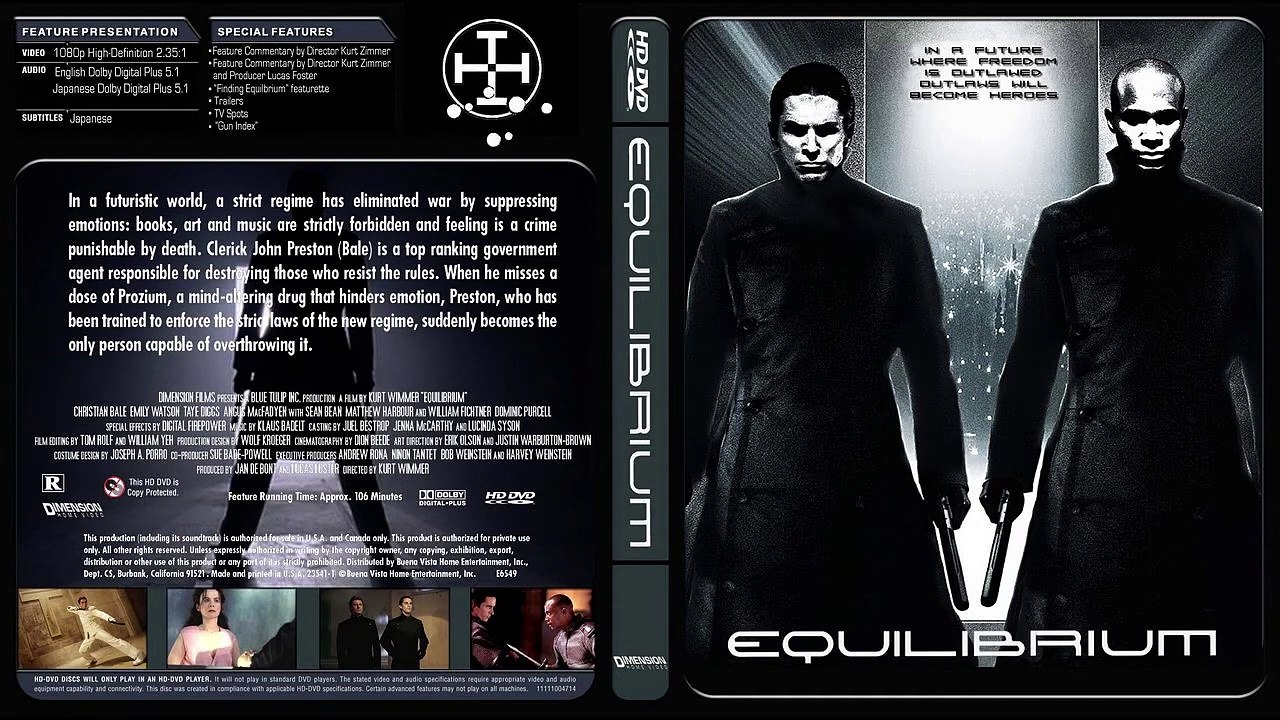 Klaus Badelt - Original Music from the Motion Picture Equilibrium (2002 Film Score)