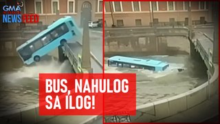 Bus, nahulog sa ilog! | GMA Integrated Newsfeed