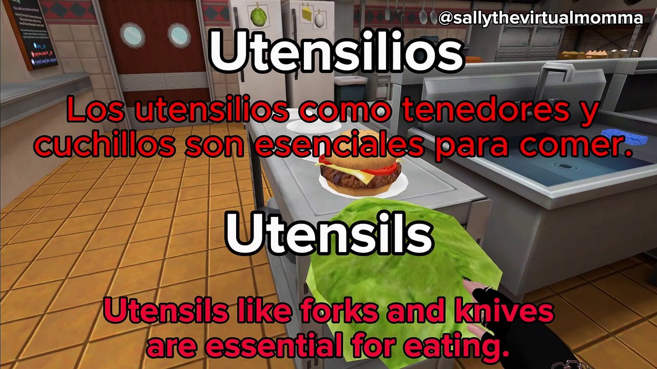 Aprende Inglés En VRCHAT #3: La Cocina