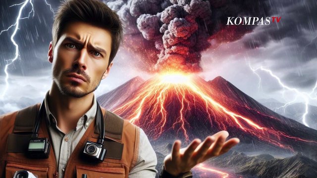 Penjelasan Mengapa Muncul Kilatan Petir Saat Gunung Berapi Meletus - KOLASE