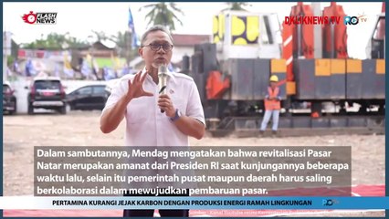 REVITALISASI PASAR NATAR DIANGGARKAN RP44,42 MILIAR