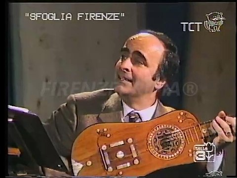 Sfoglia Firenze. Riccardo Marasco canta un testo di Egisto Malfatti. Tele Centro Toscana. 04 02 1989
