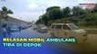 Belasan Mobil Ambulans yang Bawa Korban Kecelakaan Subang Tiba di Depok