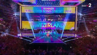 Eurovision - Regardez le moment où le gagnant suisse casse le trophée qu'il vient pourtant de recevoir seulement quelques minutes plus tôt - VIDEO
