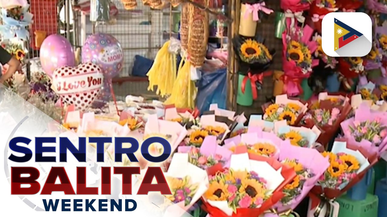 Presyo ng bulaklak sa Dangwa, bumaba ngayong Mother's Day