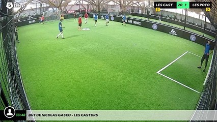 But de Nicolas GASCO - LES CASTORS