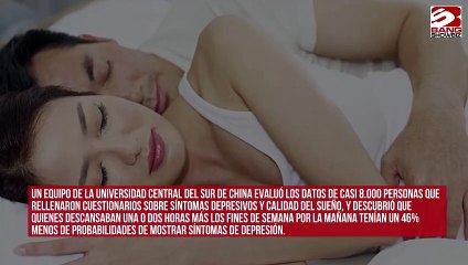 Dormir más los fines de semana protege contra la depresión