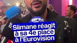 Eurovision - Slimane, les larmes aux yeux, craque face aux journalistes après sa 4e place: 