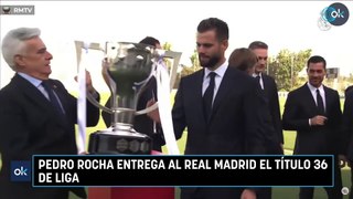 Pedro Rocha entrega al Real Madrid el título 36 de Liga