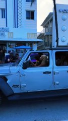 I was joking with them because they stopped in the middle of the road by a few supercars on Ocean Drive in South Beach, Florida