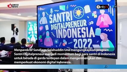 SANTRI DIGITAL PRENEUR JADIKAN SANTRI SEBAGAI GARDA TERDEPAN PENGEMBANGAN EKONOMI DIGITAL