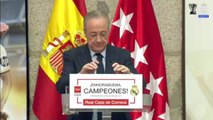 Discurso Florentino Pérez campeón Liga en la comunidad