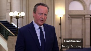 Lord Cameron condemns video of British-Israeli hostage