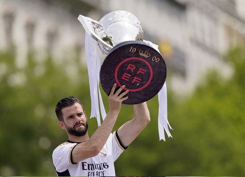 مراسم تتويج ريال مدريد بلقب الليغا للمرة 36 في تاريخه