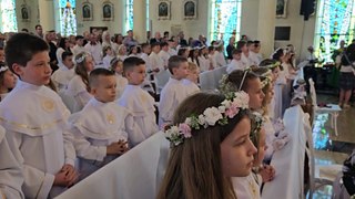 Pierwsza Komunia Święta w Parafii św. Klemensa w Głogowie