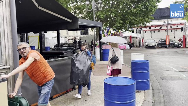 Fin de féria de l'Ascension à Alès (Gard).