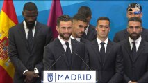 Discurso de Nacho Fernández en el Ayuntamiento de Madrid durante la fiesta por la 36ª Liga