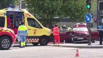 Cortada la Avenida Cantabria por un accidente con heridos en el cruce con Reyes Católicos de Burgos