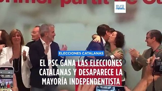 El PSC gana las elecciones catalanas con 42 escaños: desaparece la mayoría independentista