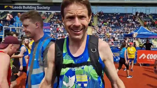 Rob Burrow Leeds Marathon runner speaks to the YEP
