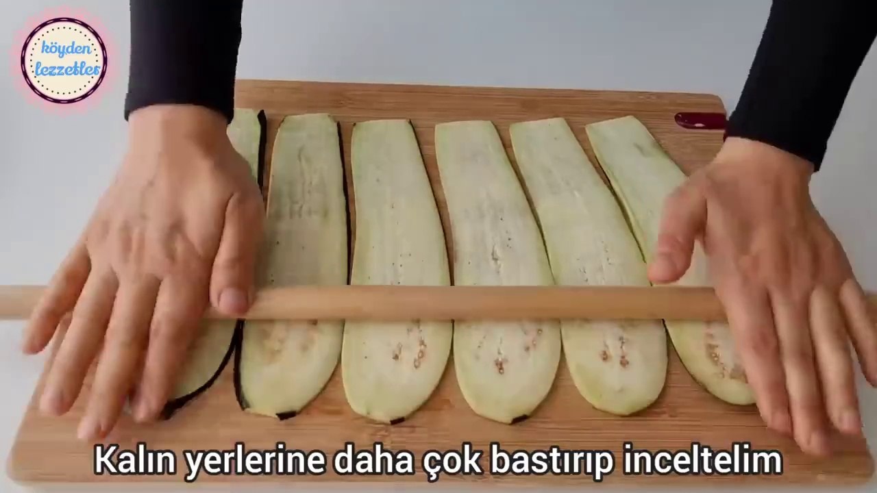 PATLICANLARI ARTIK KIZARTMIYORUM‼️ EVİNİZDE OKLAVA VARSA BU PRATİK YÖNTEMİ MUTLAKA DENEYİN✅️