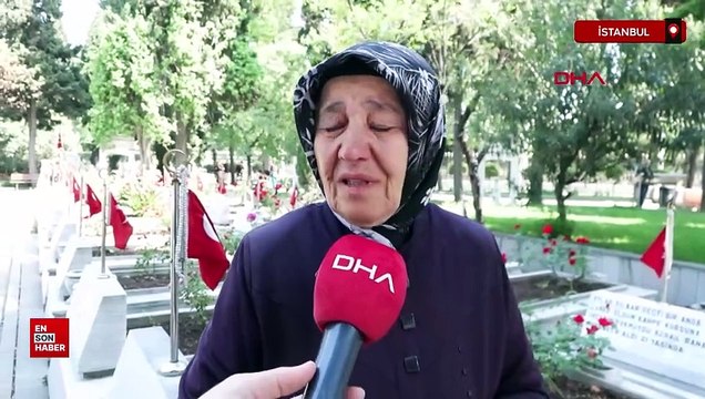 Edirnekapı Şehitliği’nde hüzünlü Anneler Günü