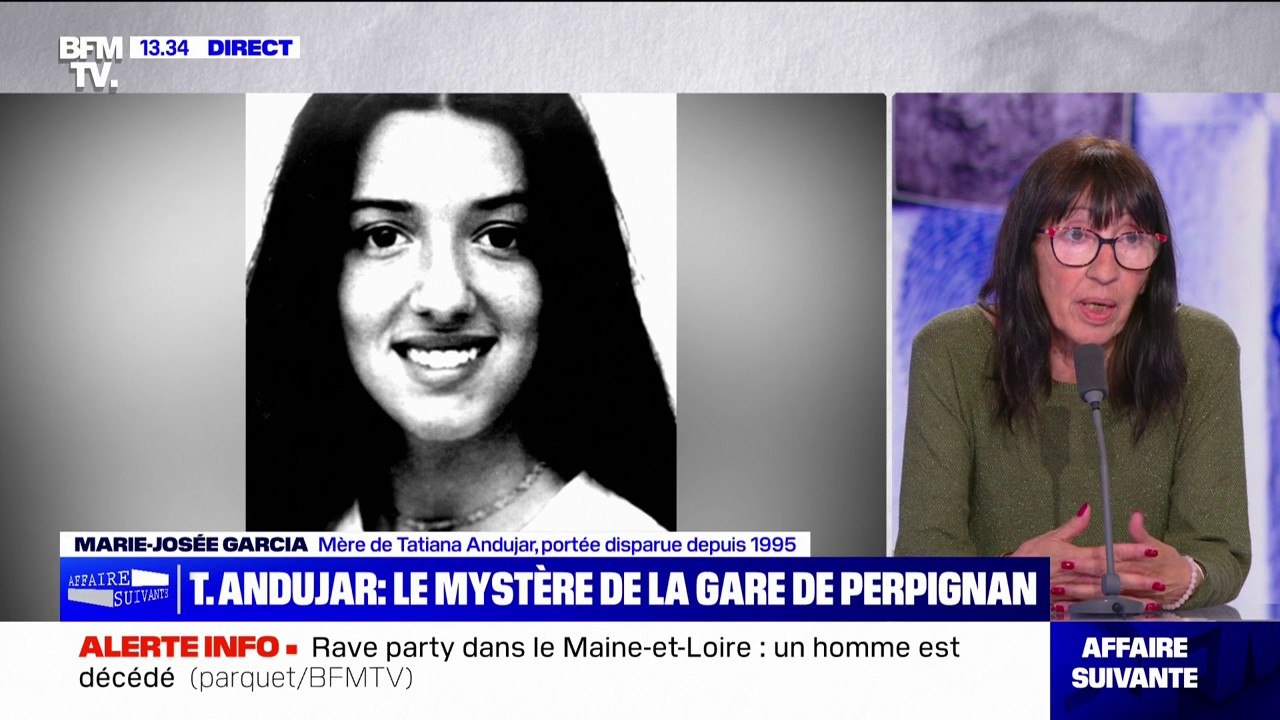 "Il y a au moins une personne qui sait ce qu'est devenue Tatiana, c'est un supplice ": Marie-José Garcia, mère de Tatiana Andujar disparue à Perpignan, témoigne sur BFMTV