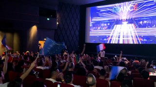 Paris : un cinéma plein à craquer de fans de l'Eurovision