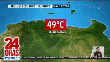 Malaking bahagi ng bansa, inaasahang uulanin bukas. | 24 Oras Weekend