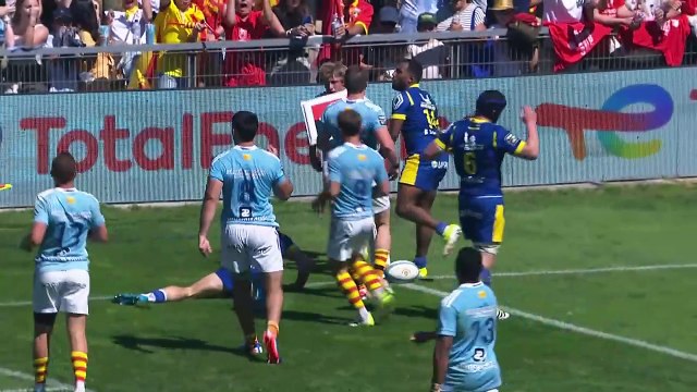 TOP 14 - Essai de Jack McINTYRE (USAP) - USA Perpignan - ASM Clermont