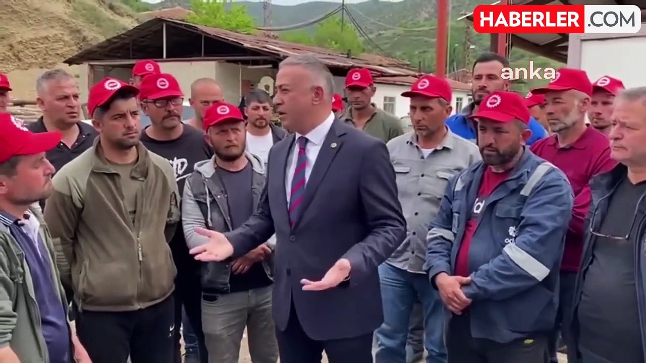 CHP Çorum Milletvekili Tahtasız, Alpagut'ta Eylem Yapan İşçilere Destek Verdi: "Emekten Alınterinden Yanayız"
