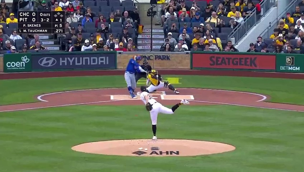 ¡Primer ponche de Paul Skenes en MLB!