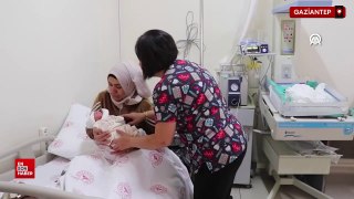 Gaziantep'te Anneler Günü'nde anne olmanın sevincini yaşadılar