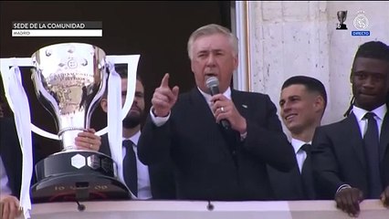 Carlo Ancelotti mikrofonu aldı ''Dünyanın en güzel şarkısı'' dedi ve söyledi!