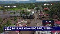 Dampak Banjir Lahar Hujan Gunung Marapi: 34 Orang Meninggal, Jalan Nasional Putus