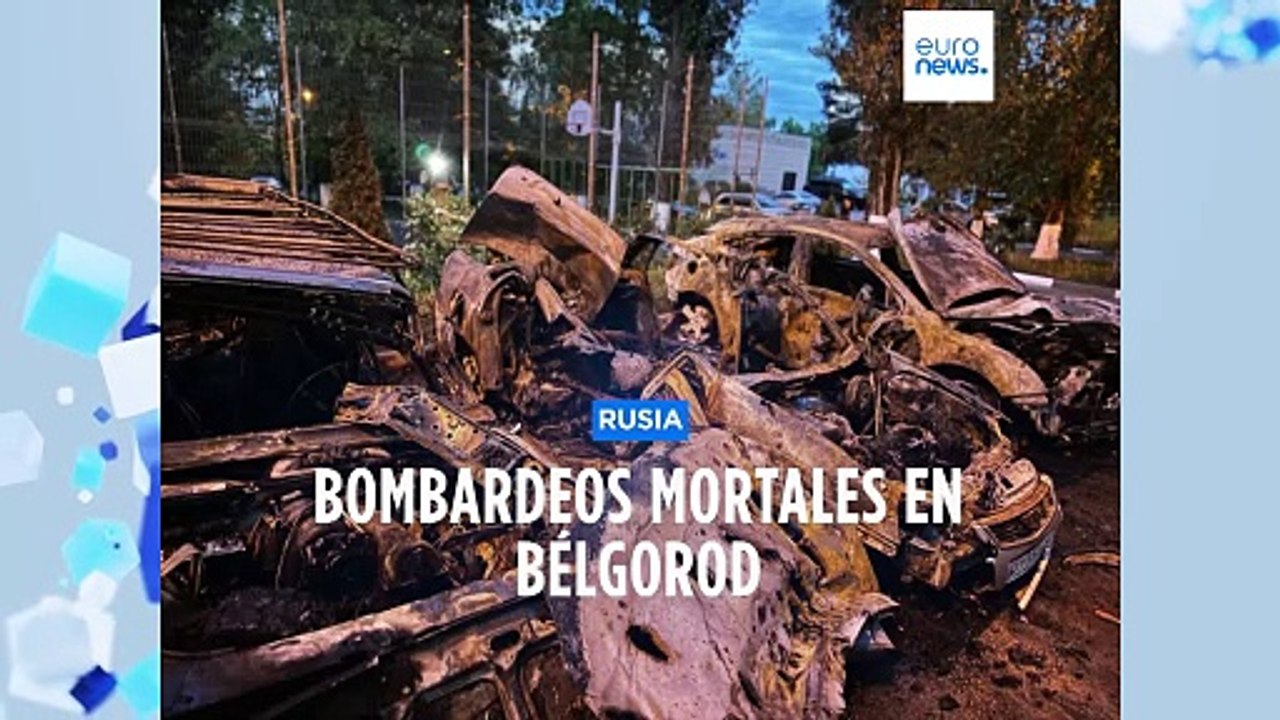 Un edificio de 10 pisos se derrumba en Belgorod tras un bombardeo causando muertos y heridos