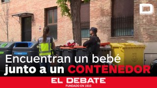 Hallado un bebé muerto entre cubos de basura en Madrid