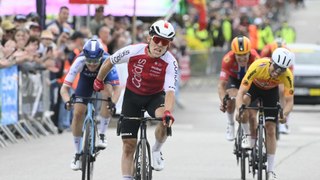 Cyclisme - Boucles de l'Aulne 2024 - Axel Zingle remporte la 12ème manche de la Coupe de France FDJ, première victoire de sa saison !