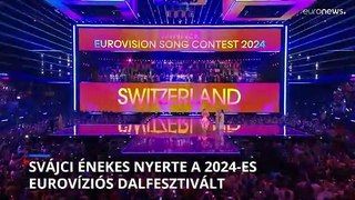 Nembináris svájci győzelem az Eurovízión, az izraeli énekesnő ötödik lett