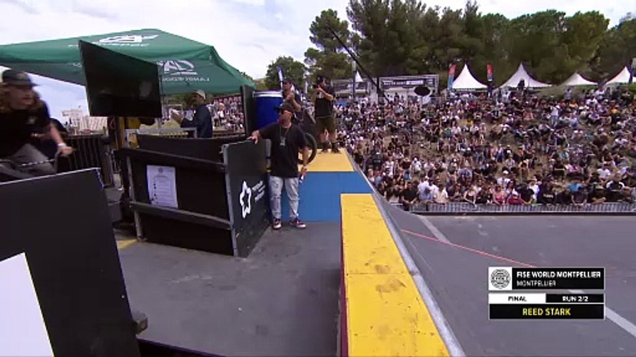 Reed Stark - 2nd place BMX Street Pro Men  #FISEMontpellier 2024