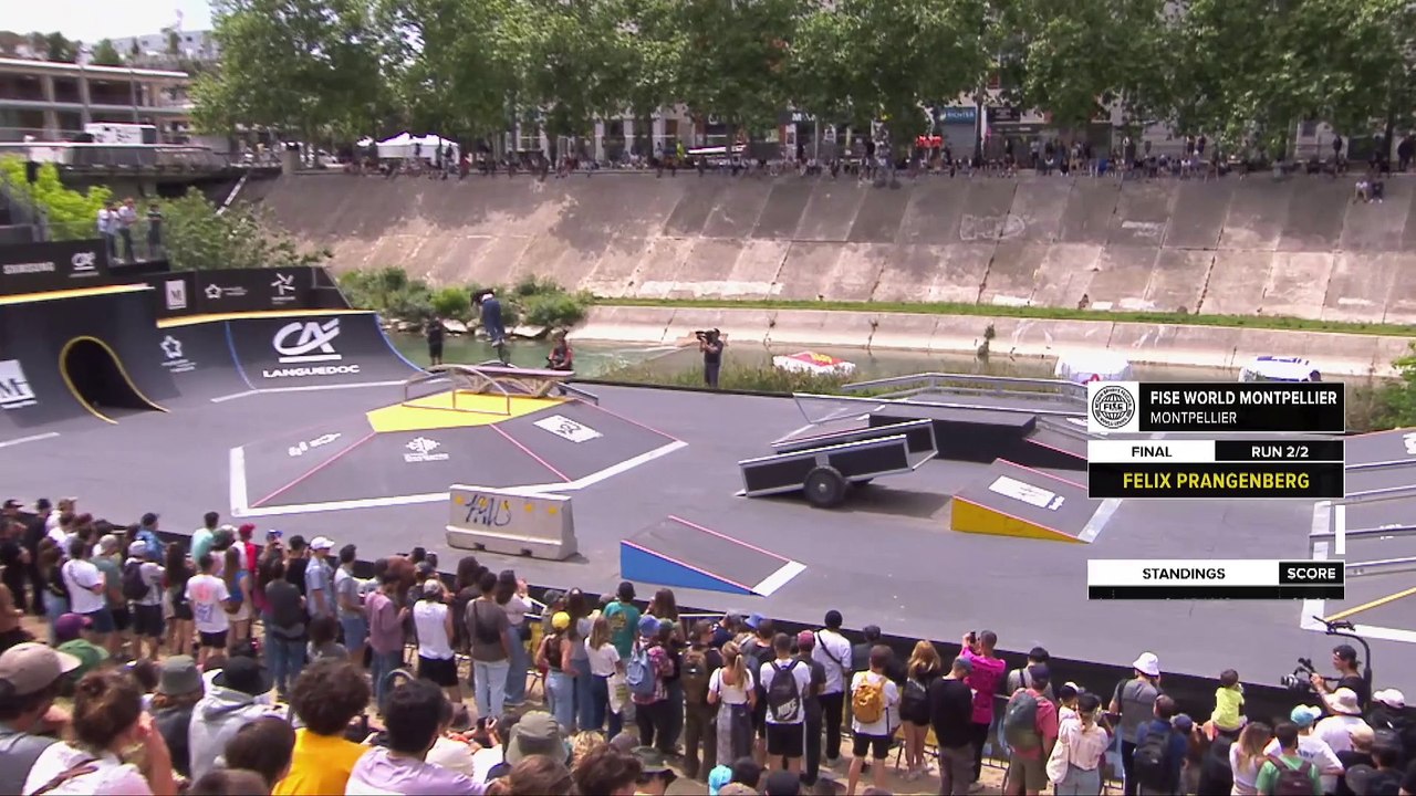 Felix Prangenberg - 3rd place BMX Street Pro Men  #FISEMontpellier 2024