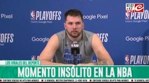 La desopilante reacción de un jugador de la NBA al escuchar gemidos en plena conferencia de prensa