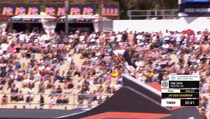 Jayden Sharman - 2nd place World Skate Scootering Pro Tour Park  #FISEMontpellier 2024