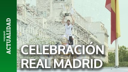 Download Video: El Real Madrid celebra en Cibeles el título de Liga