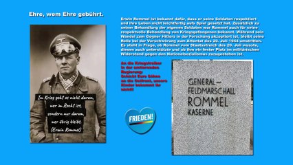 Ehre, wem Ehre gebührt.