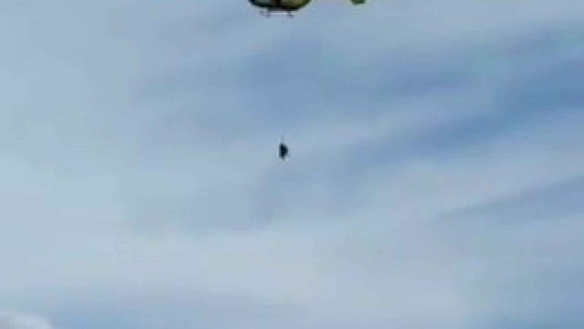 Rescate al montañero herido en la Sierra de Gredos